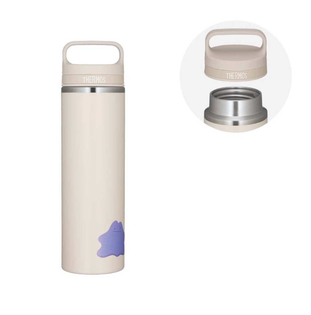 ✨連線商品需補運費✨THERMOS Pokemon聯名 真空斷熱保溫瓶 (600ml)