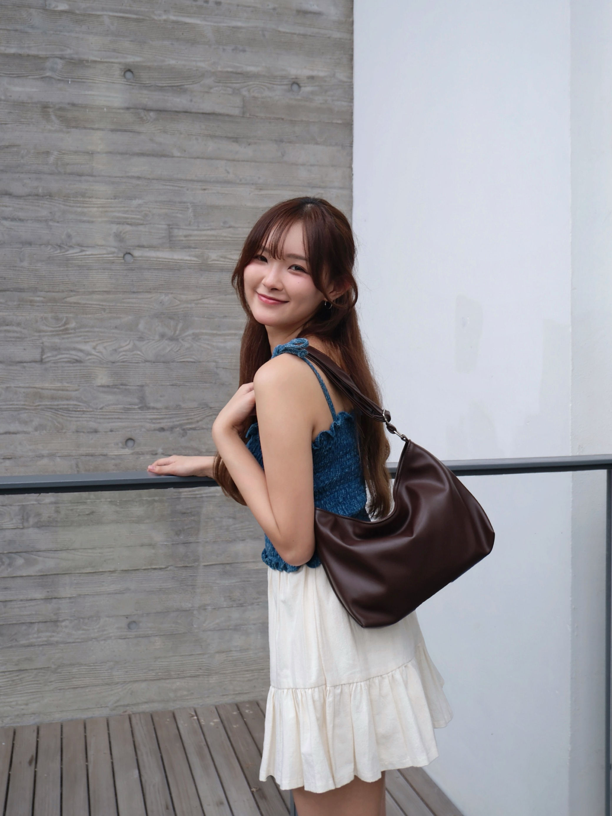 ♡︎TH - 自家仿皮hobo bag M