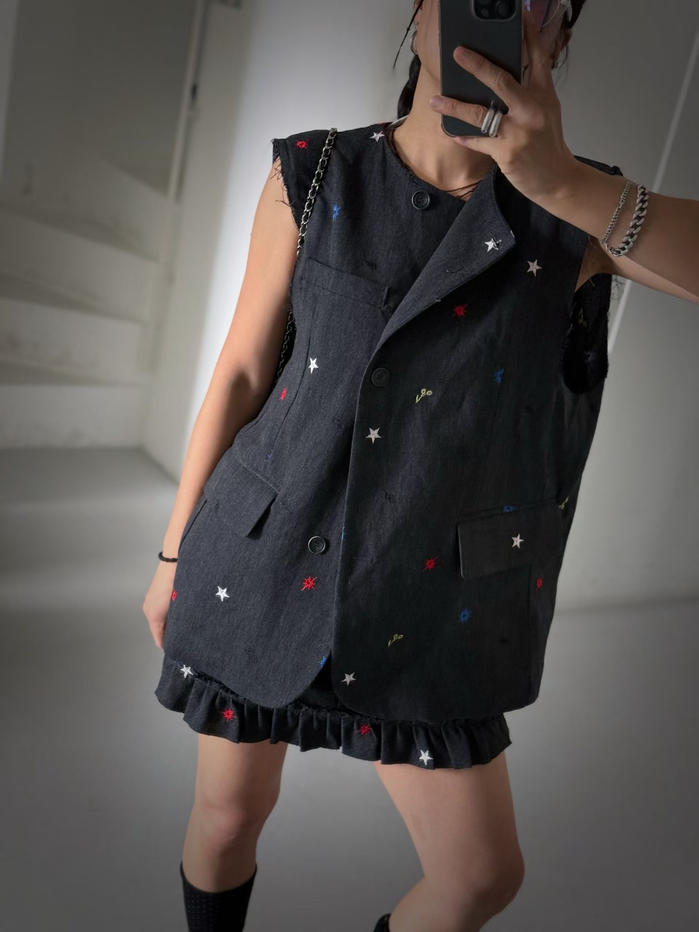 Star vest jacket