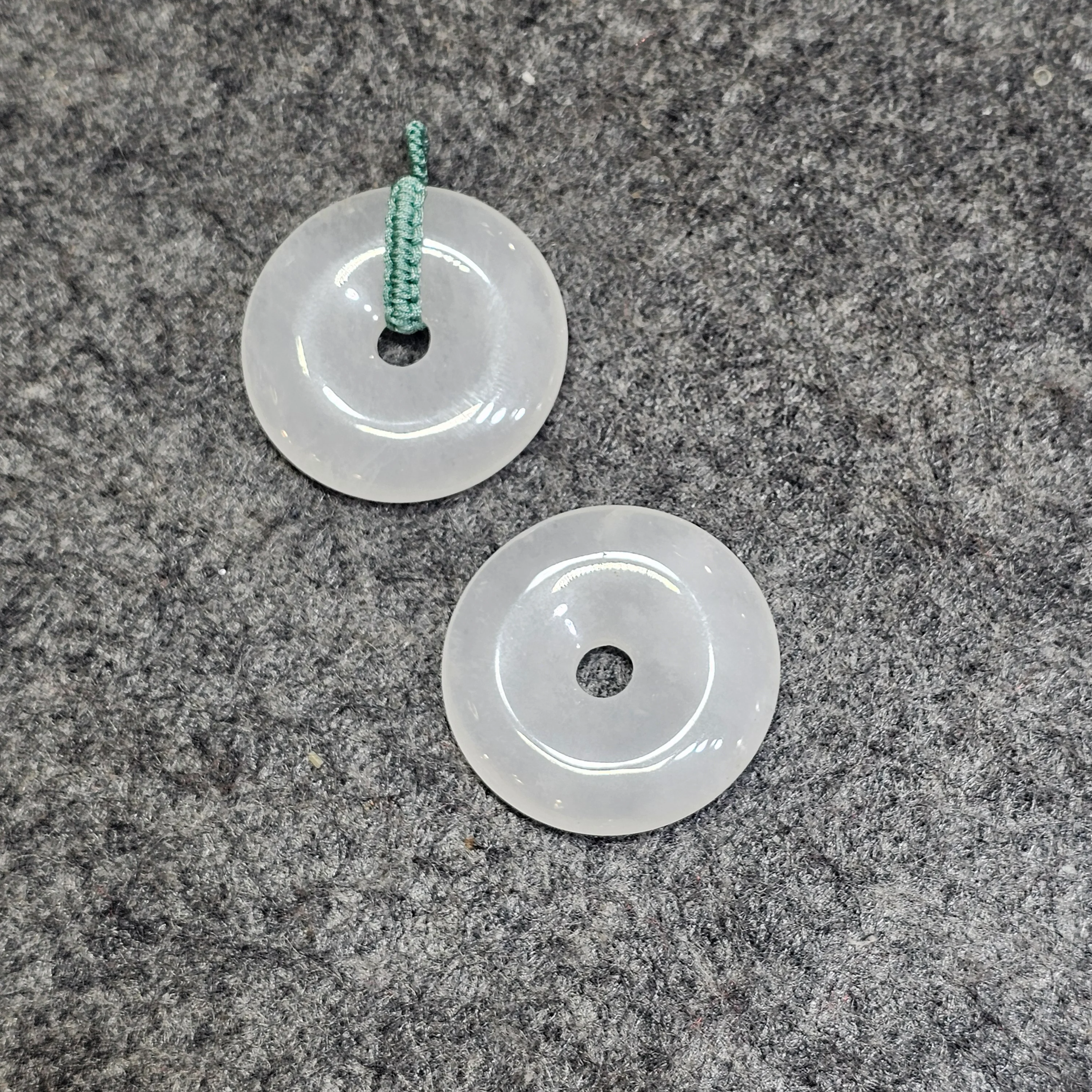 白東寧玉平安扣吊咀