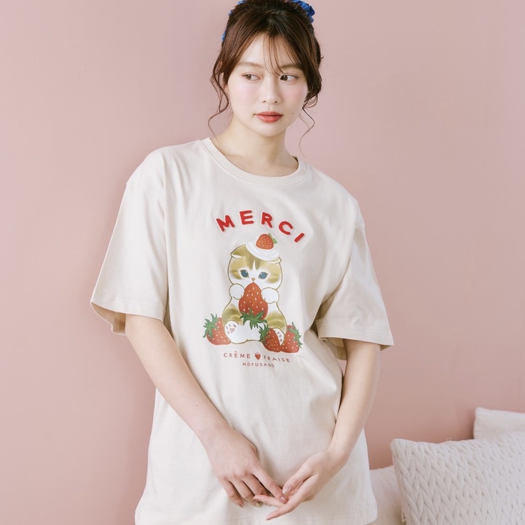 Mofusand 鯊魚貓 TSHIRT｜預訂