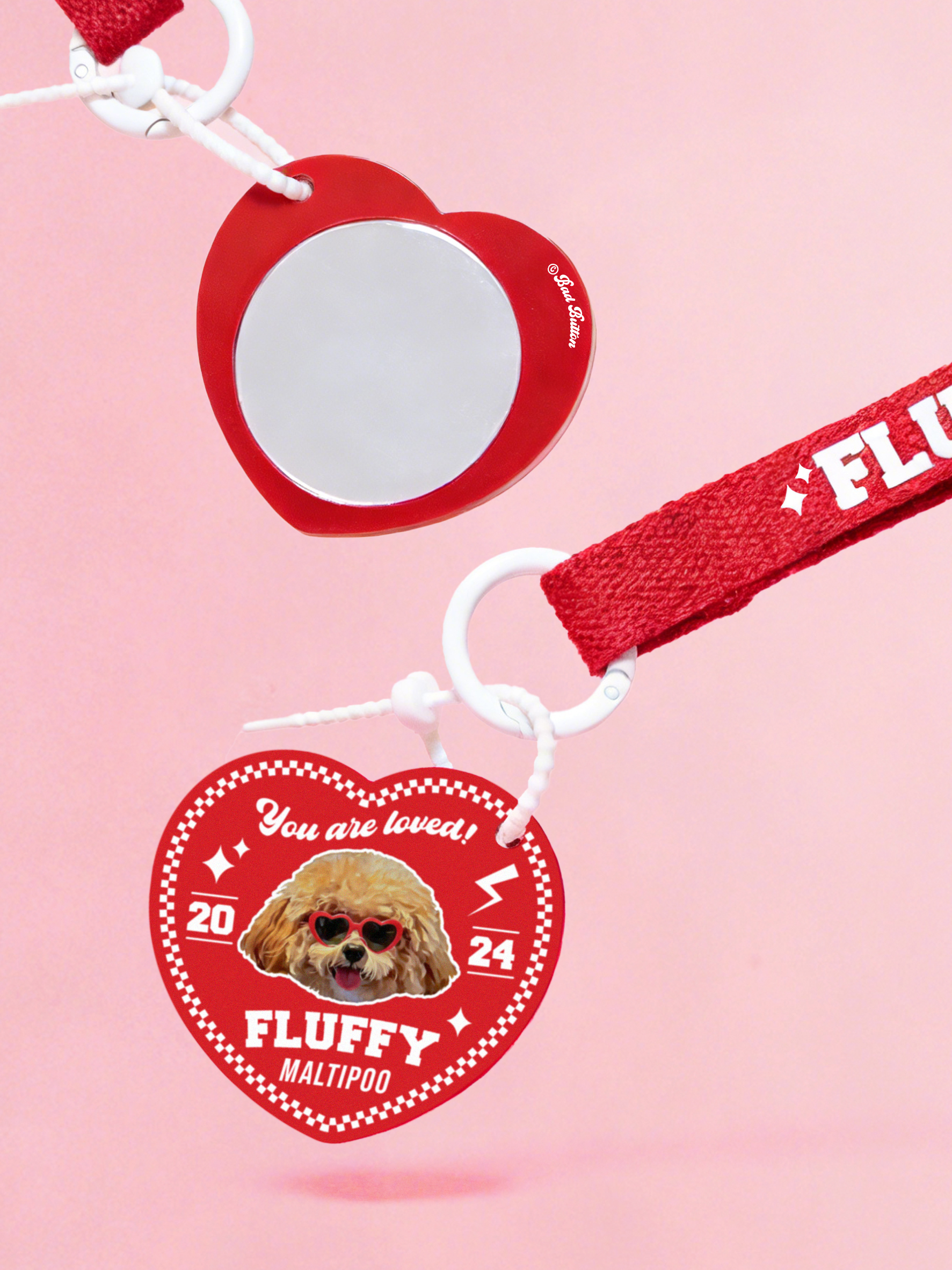 【客製】Beloved - Mirror 隨身小鏡掛飾