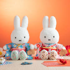 Miffy Flower限定 山茶花和服裝扮  毛絨公仔
