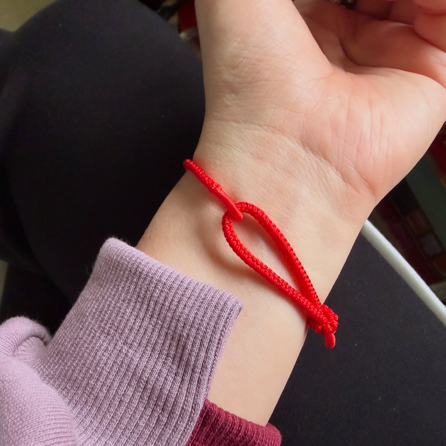 MBB001 編織紅繩x花花