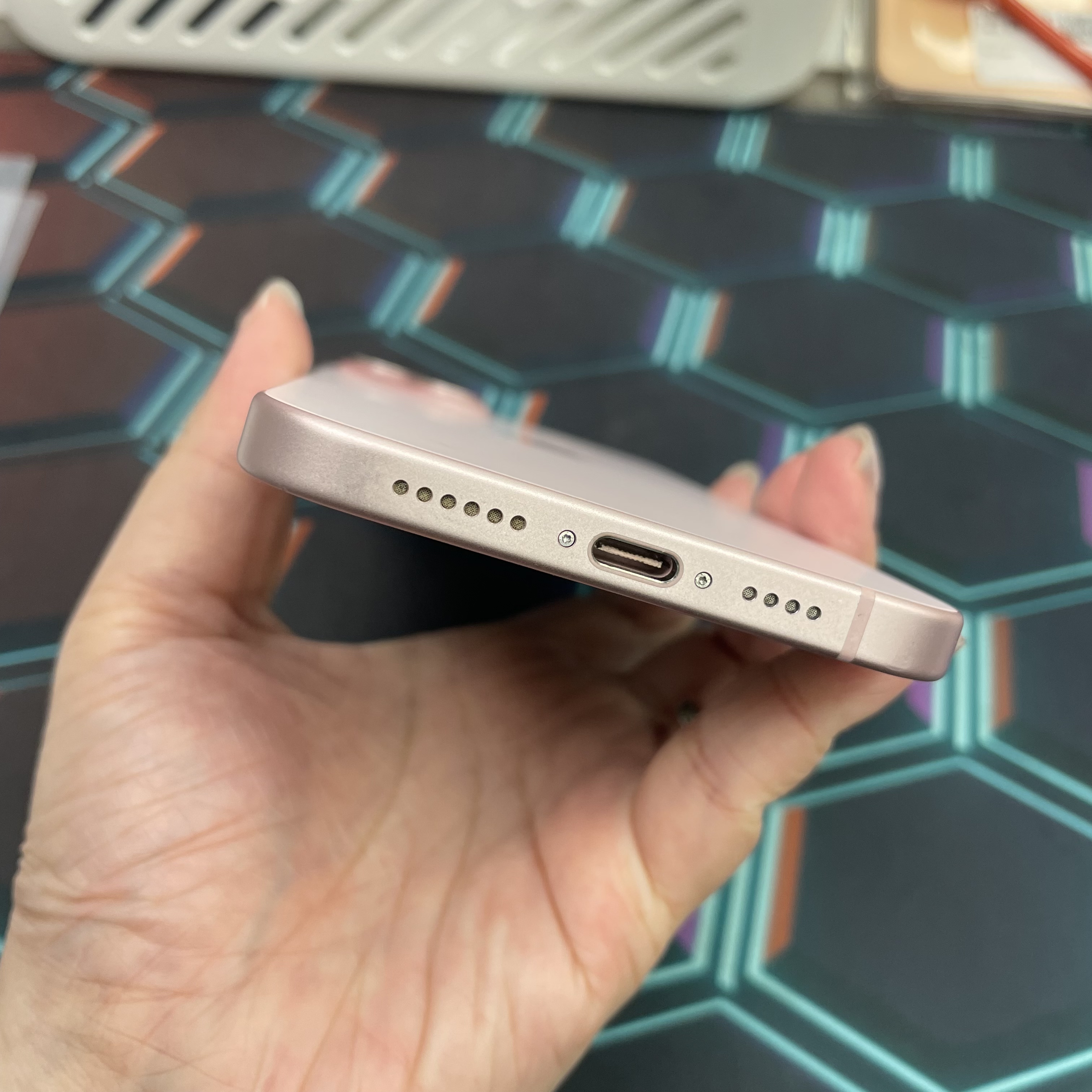 *7692 15 Plus 完美機 512GB 電100 粉色 pink 