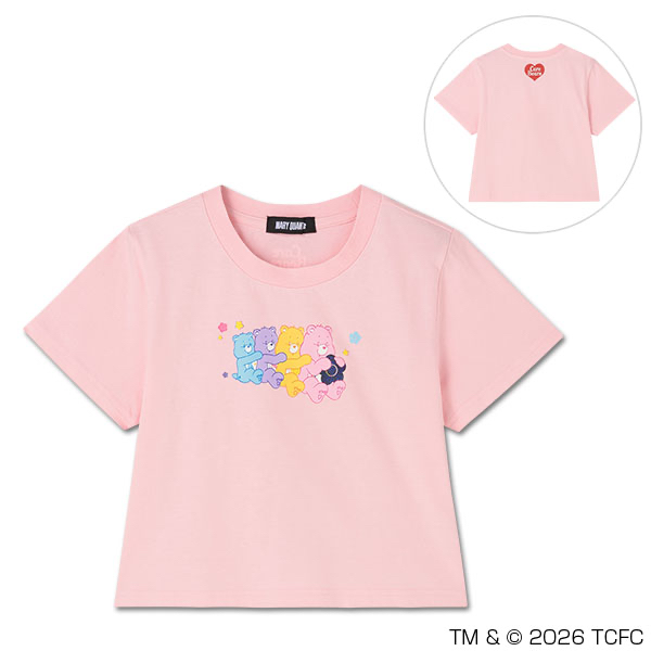 🎀【預訂】MARY QUANT x Care Bears Cropped T-shirt P