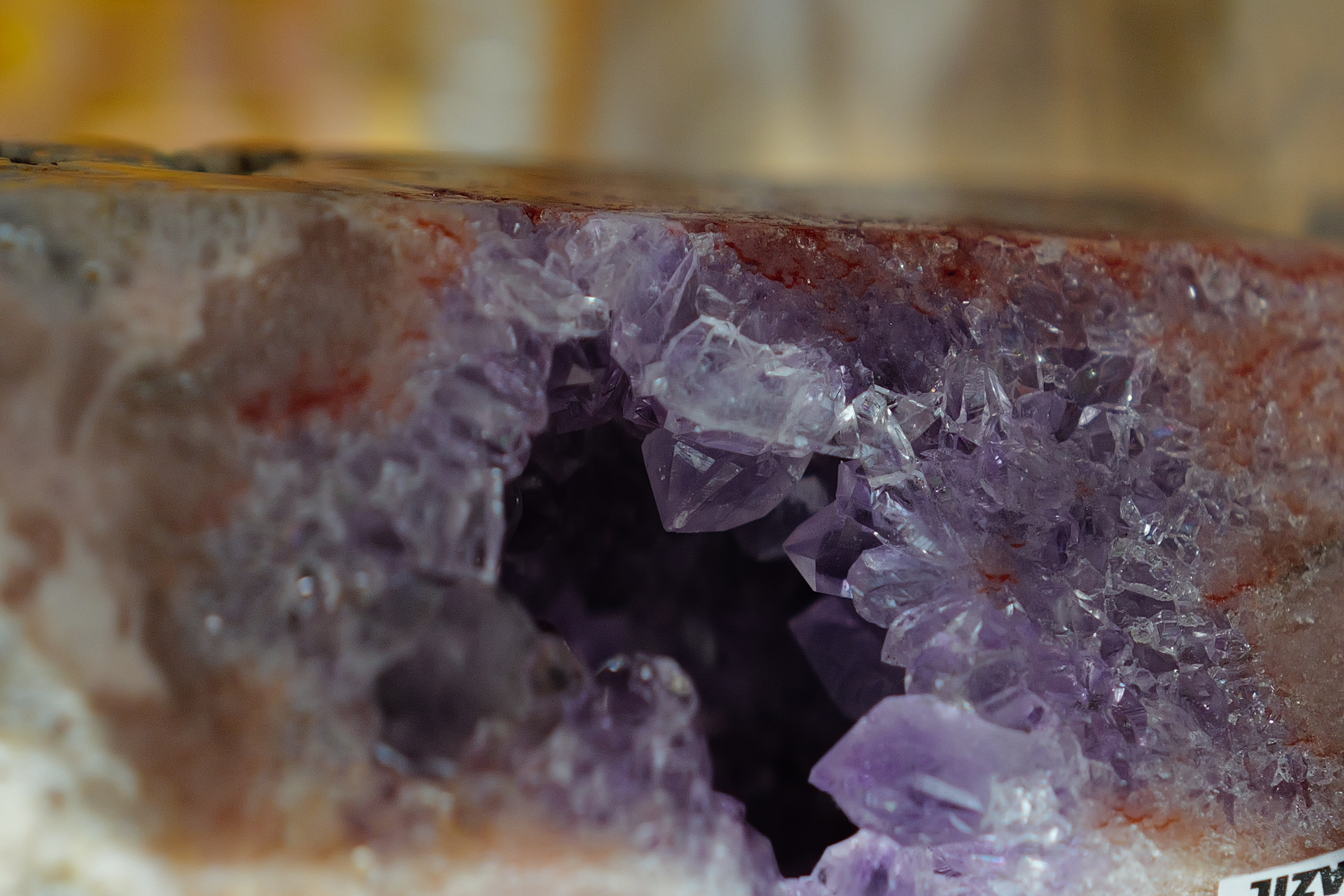 ༒10.2cm粉紅紫水晶 共生紫晶洞 晶牙六角柱༒ PA.6808C30GMm8-RA22*9js