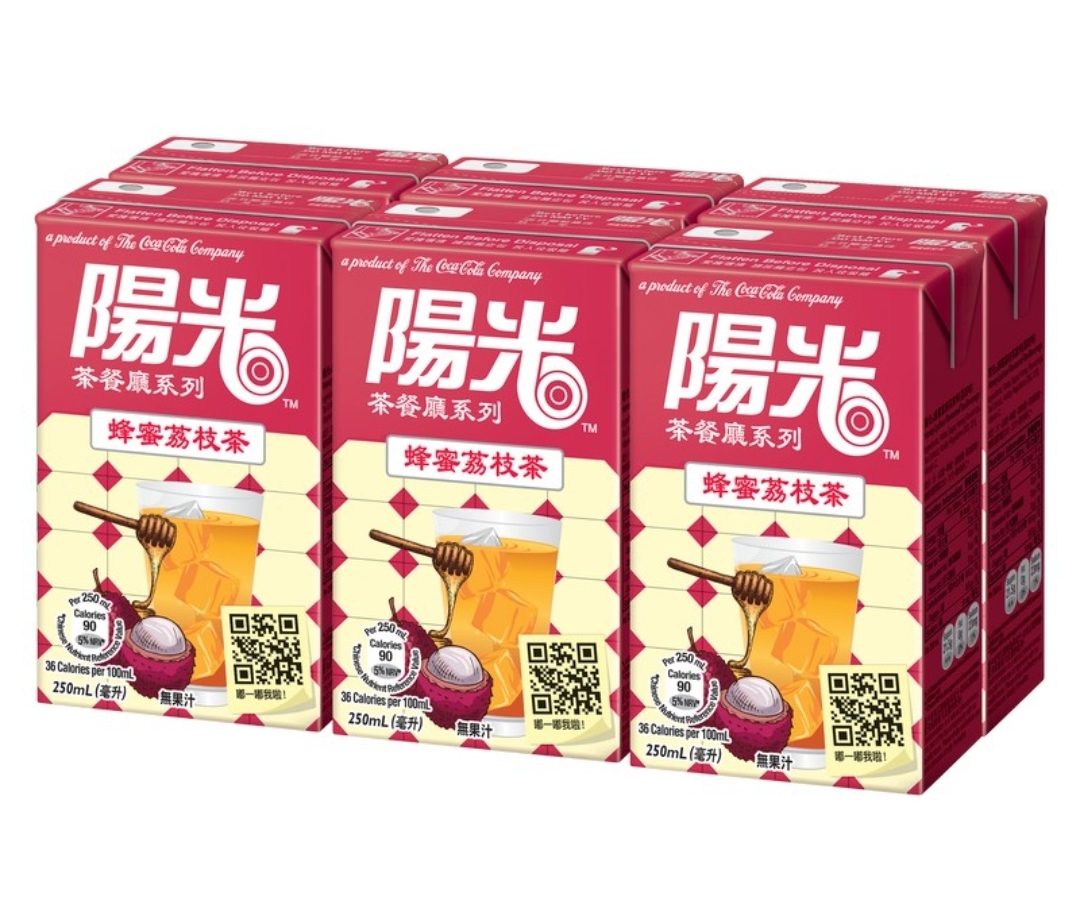 陽光蜂蜜荔枝茶 250ml x 6包裝