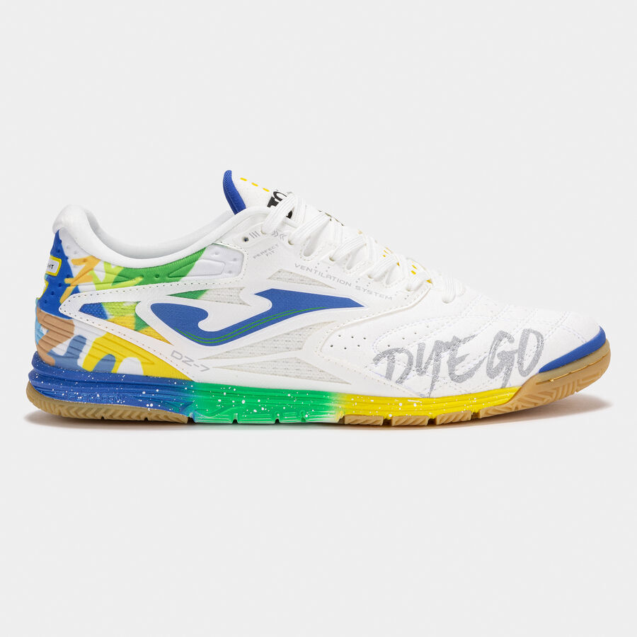 Futsal Shoes Dz-7 25 Dyego Zuffo Indoor White/Blue