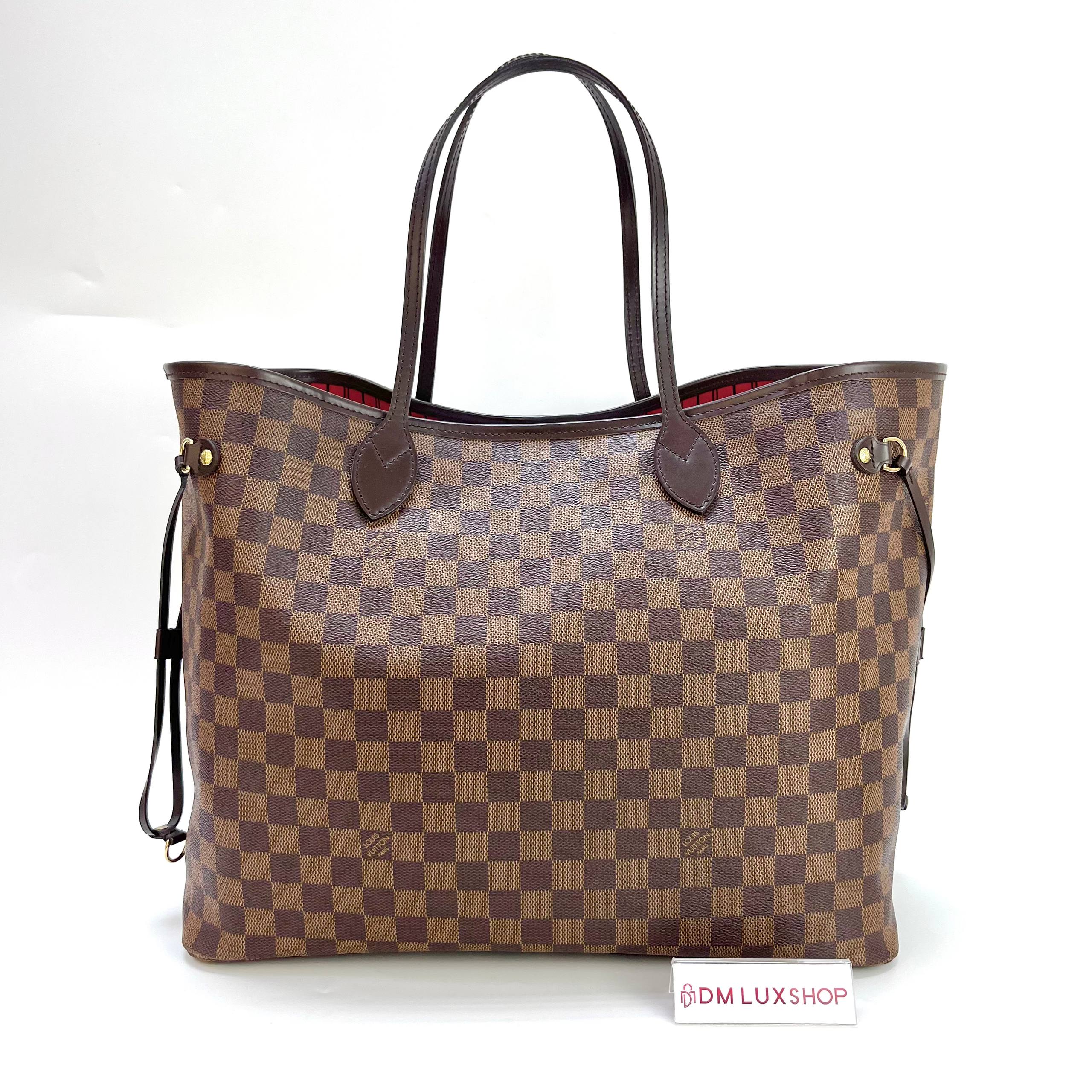 LV Damier Ebene Neverfull MM GHW