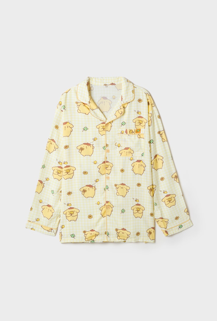 【韓國】POMPOMPURIN 長袖睡衣