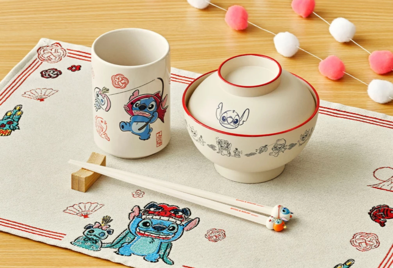 ✈️日本直送🇯🇵 預訂🛍️日本迪士尼 Disney NEW YEAR STITCH 2026 系列 史迪仔 杯 / 碗 / 枱墊 / 筷子
