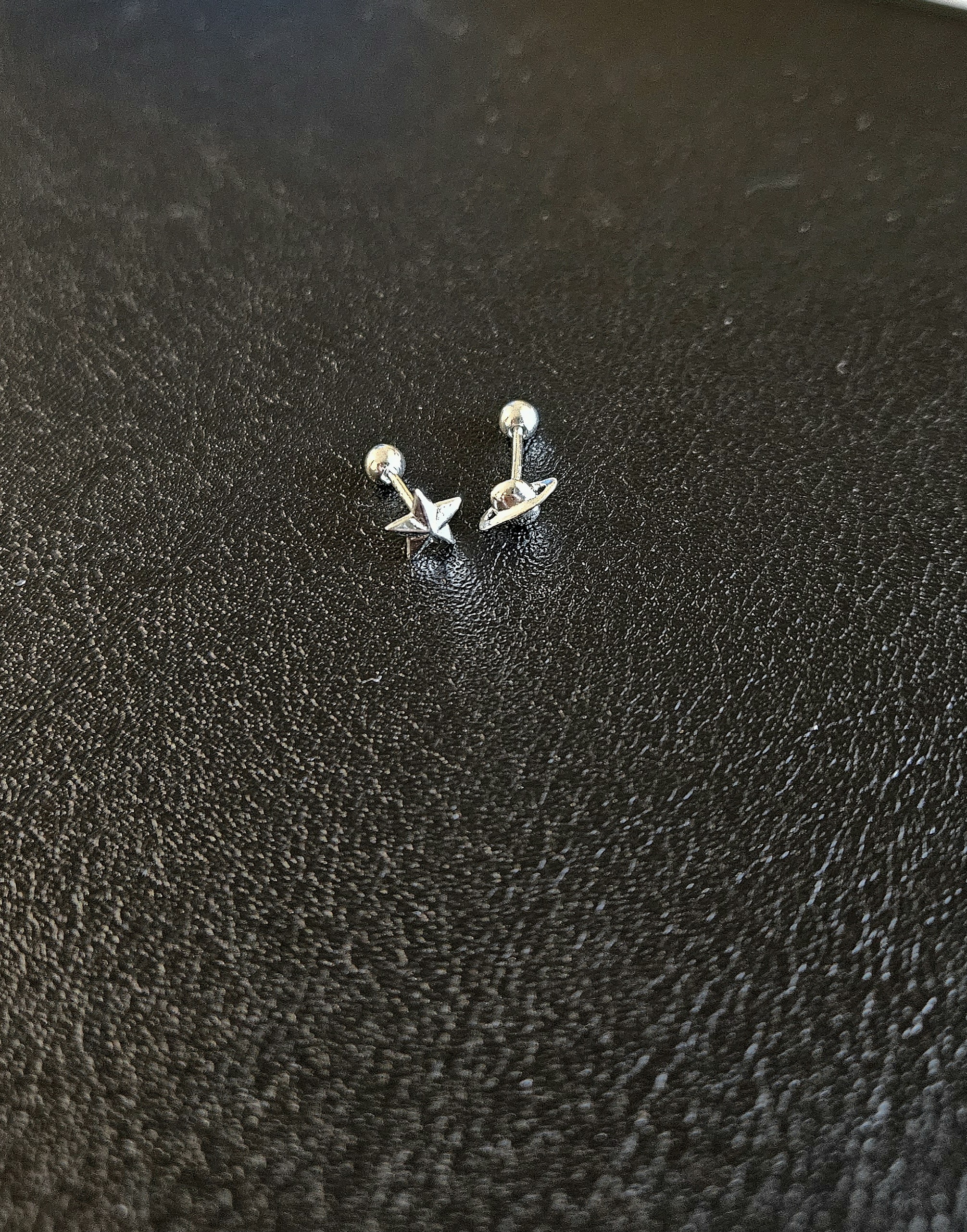 S925 - EE0325 Cosmic Duo Earrings 