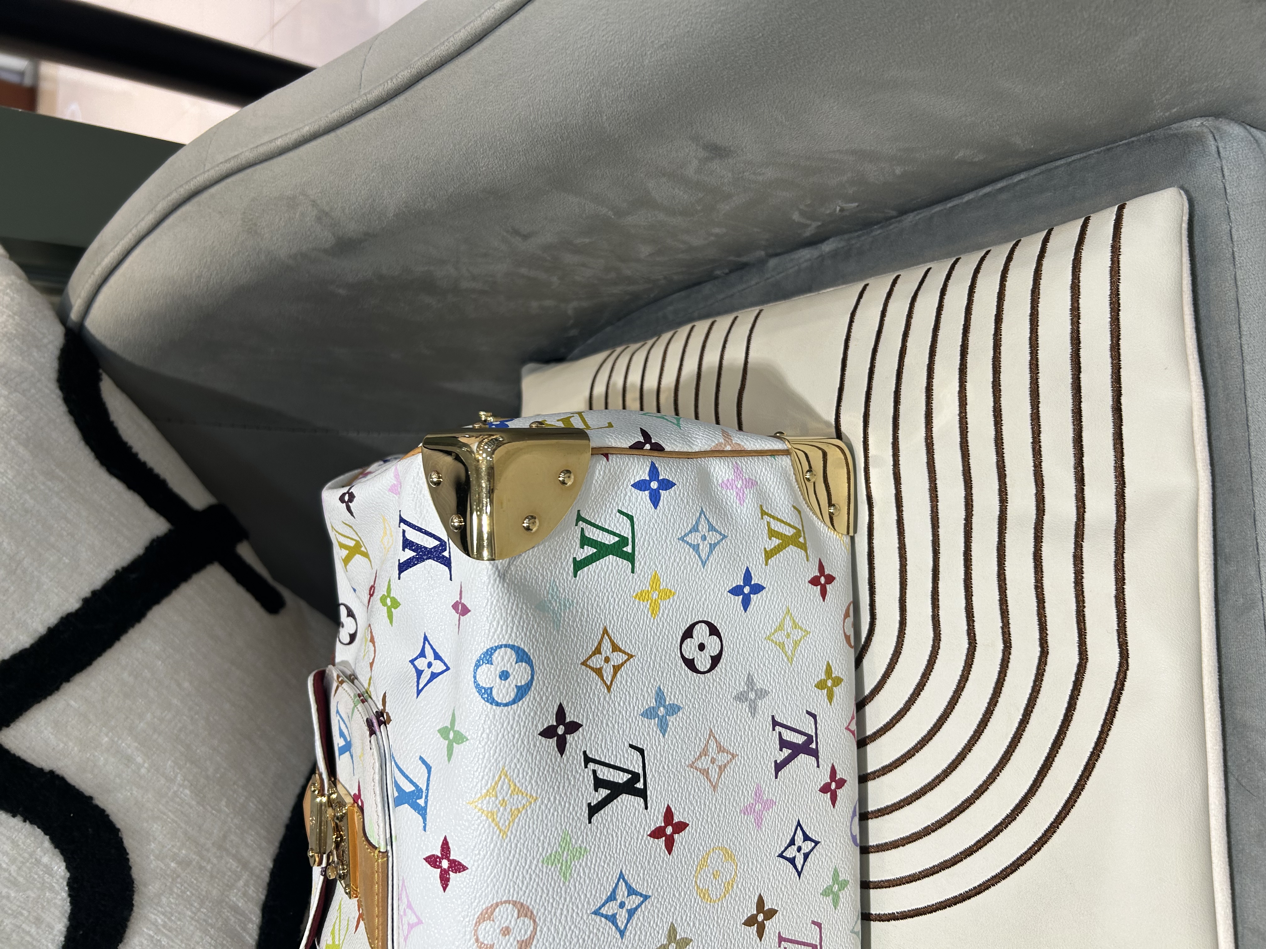 LV Speedy 30 村上隆白彩花