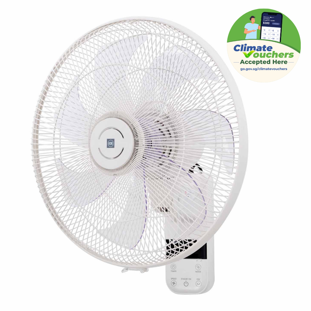 KDK 16" DC Wall Fan with Remote Control JV40S AOI