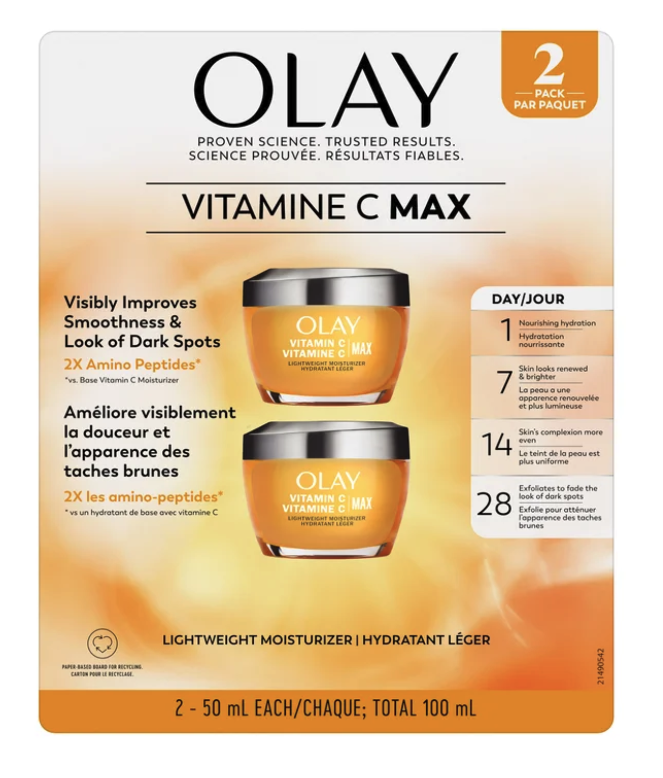 Olay Vitamin C + Peptide 24 MAX 亮白保濕面霜