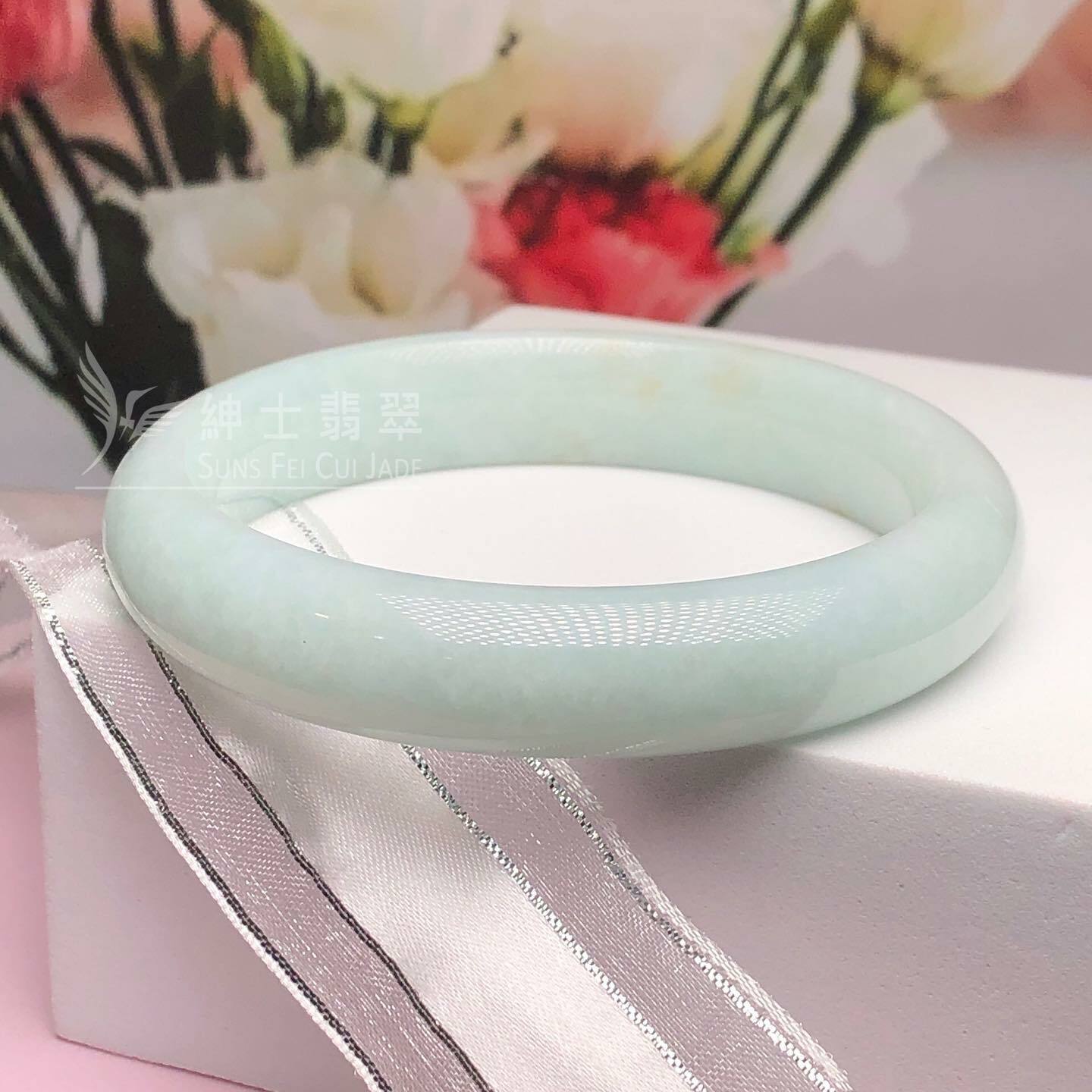 擺三橋蘋果綠福鐲59mm