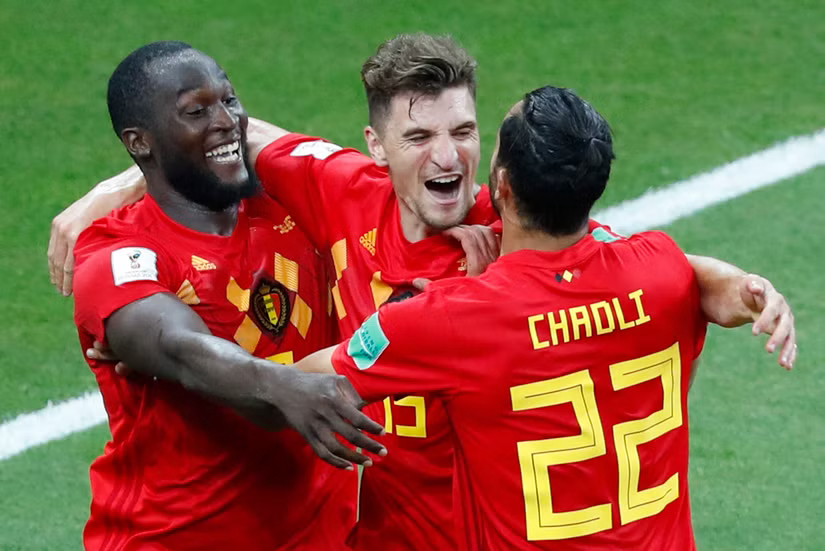 Belgium WC2018 home shirt #22 Chadli