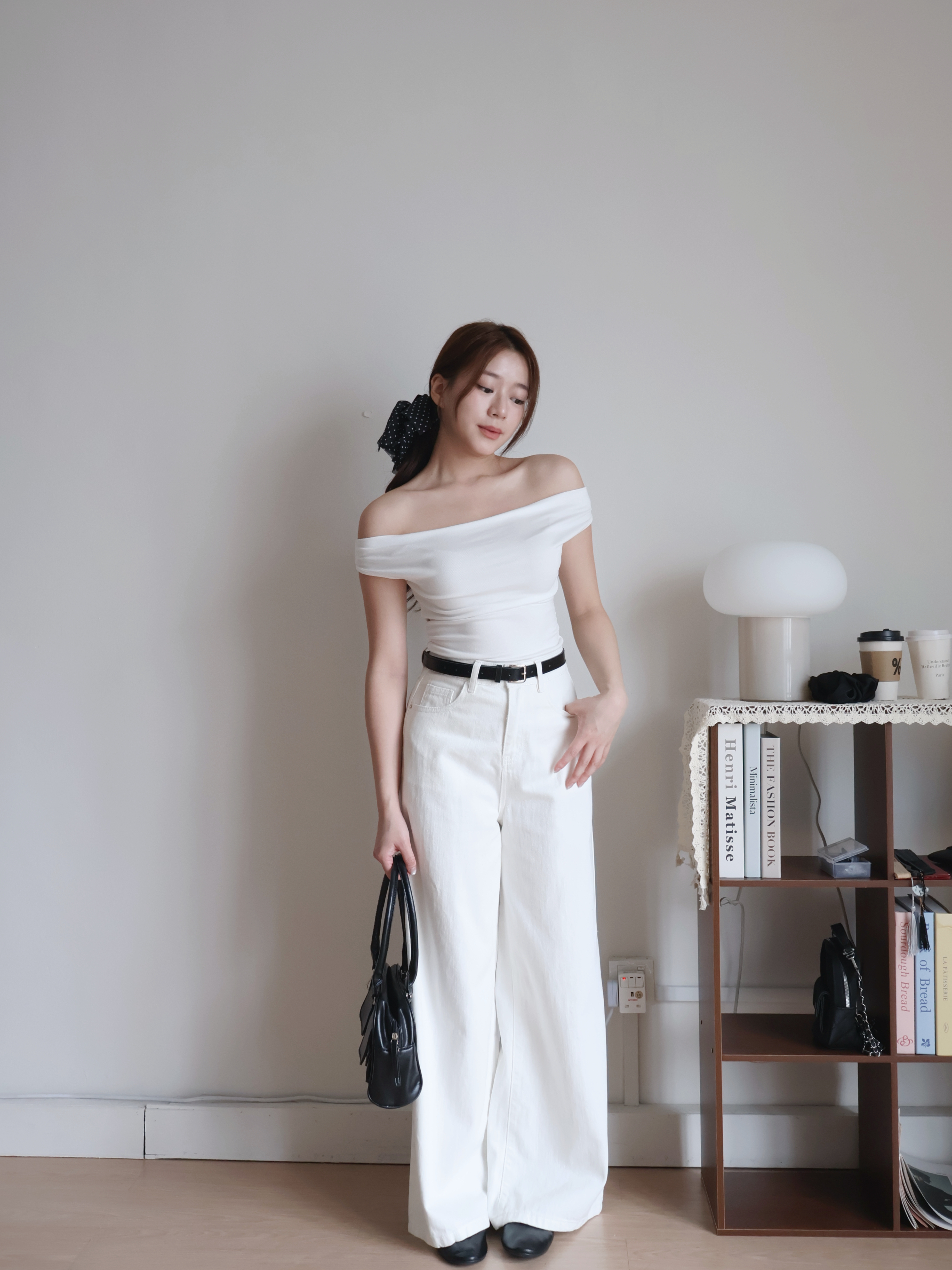 Rosie Cropped Top | White