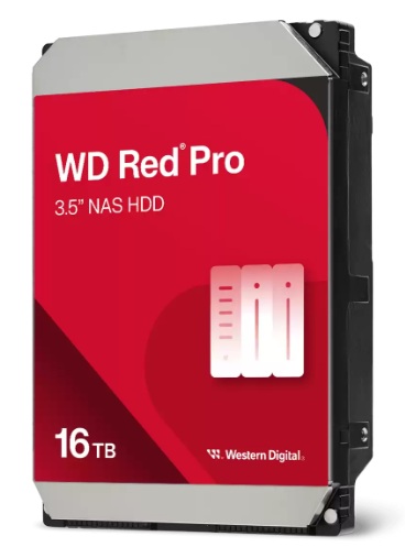 WD Red Pro NAS 硬碟 (3.5 吋) - 16 TB ( 型號: WD161KFGX) 保養期: 5年