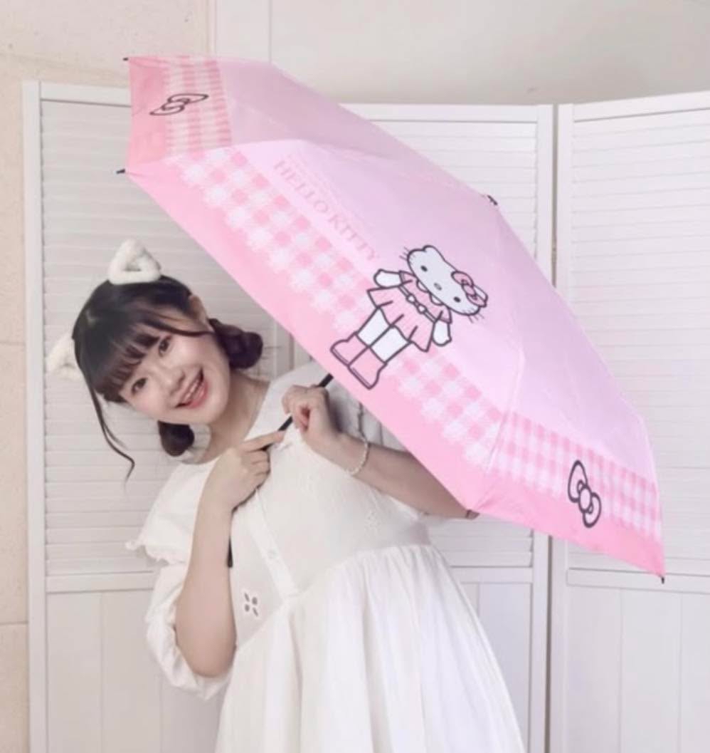 （約6月尾到貨）🇹🇼台灣超商限定 限量長腿 Kitty Tcf自動瞬收傘💕