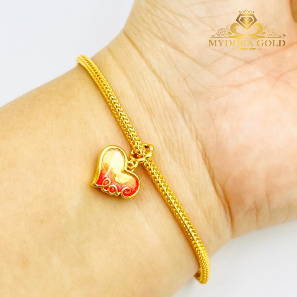 MYDORA Charm Love Heart Enamel (5G) | EMAS 916/22k