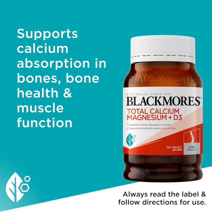 澳洲 Blackmores 鈣鎂維生素 D3片 200粒