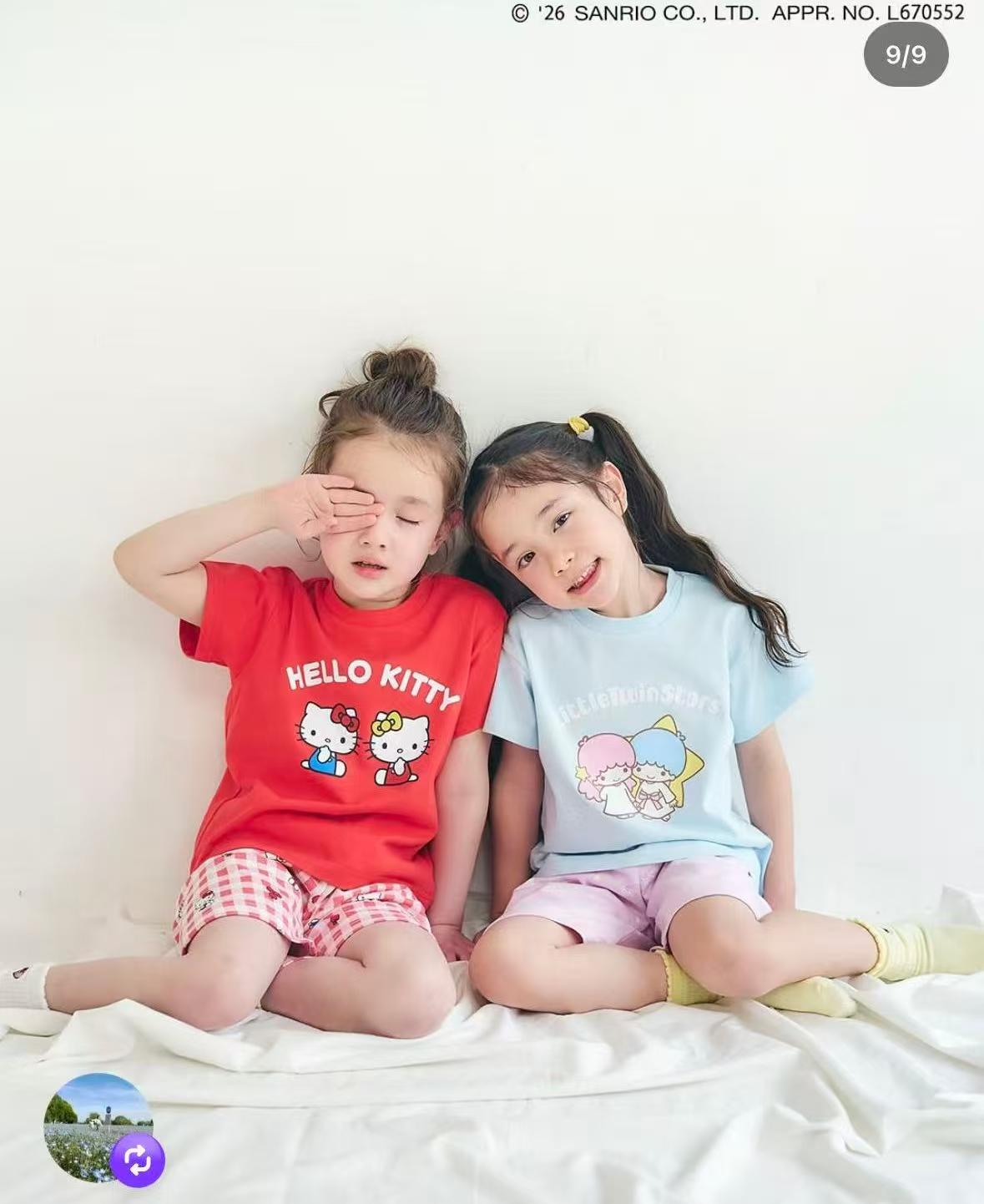 $85套。2套起$75套。日單alc & S夏日卡通套裝