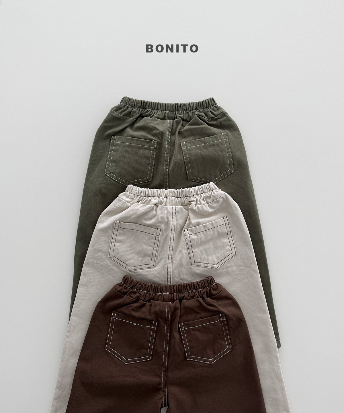 BONITO Stitch Cotton Pants