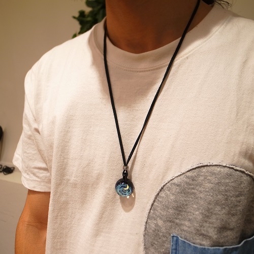 只按訂單生產~Atease SPACE GLASS COSMICWONDER NECKLACE(宇宙のガラスグラスネックレス)  pre order/訂購