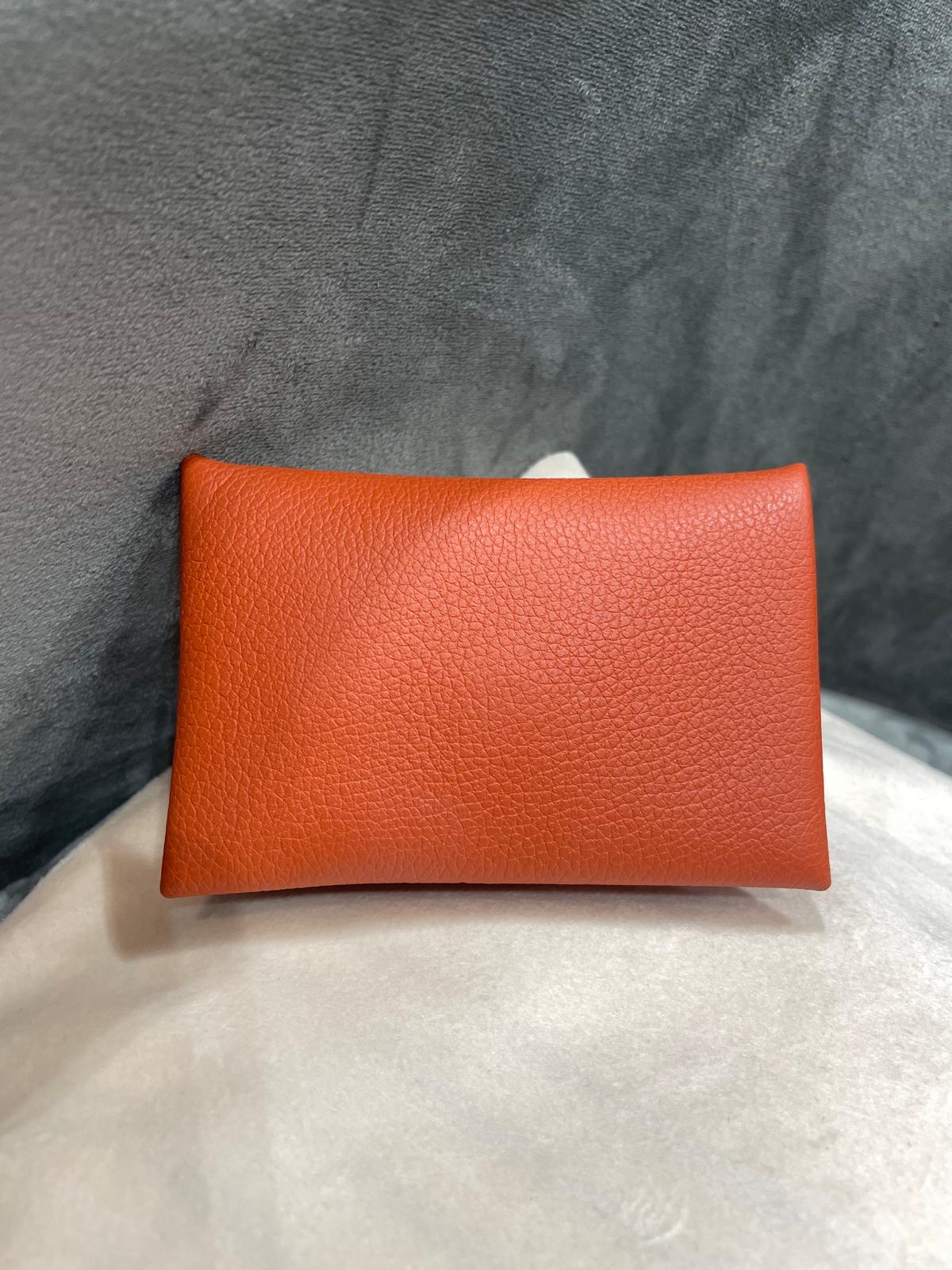 Hermes calvi card holder ,100%Authentic,98%new