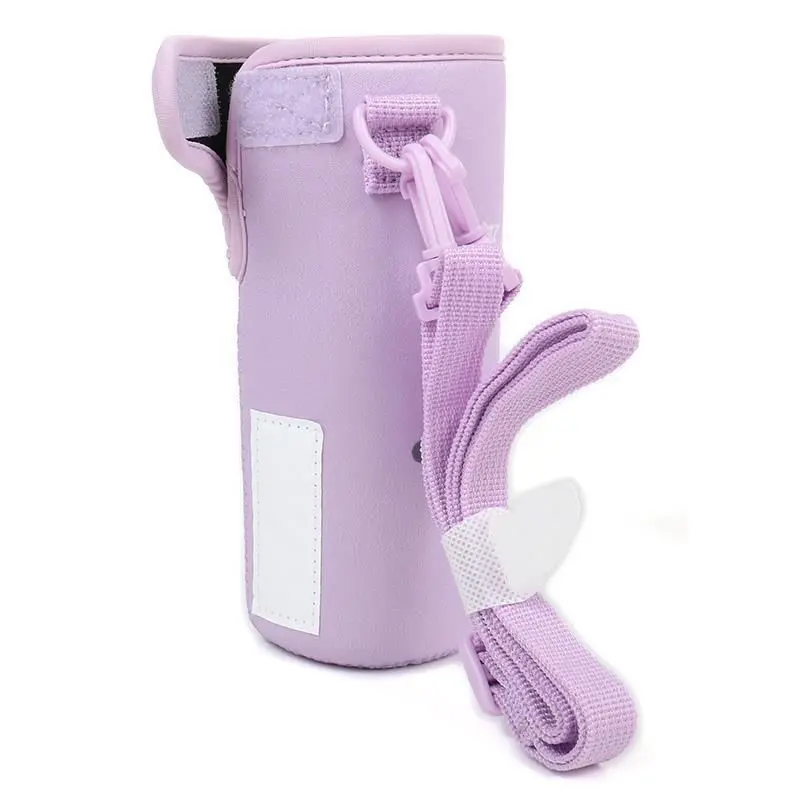 現貨🌸日本直送 |Sanrio Kuromi雙層真空不鏽鋼水瓶帶蓋（附軟墊保護套）470ml 