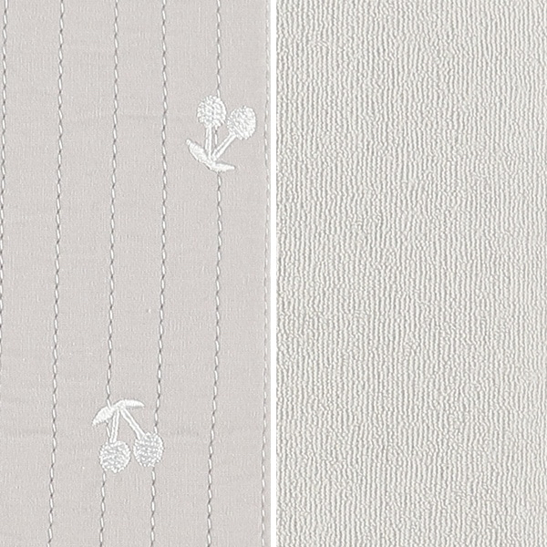 🇯🇵預訂 日本直送🇯🇵櫻桃刺繡雙面絎縫孭帶咬巾肩巾