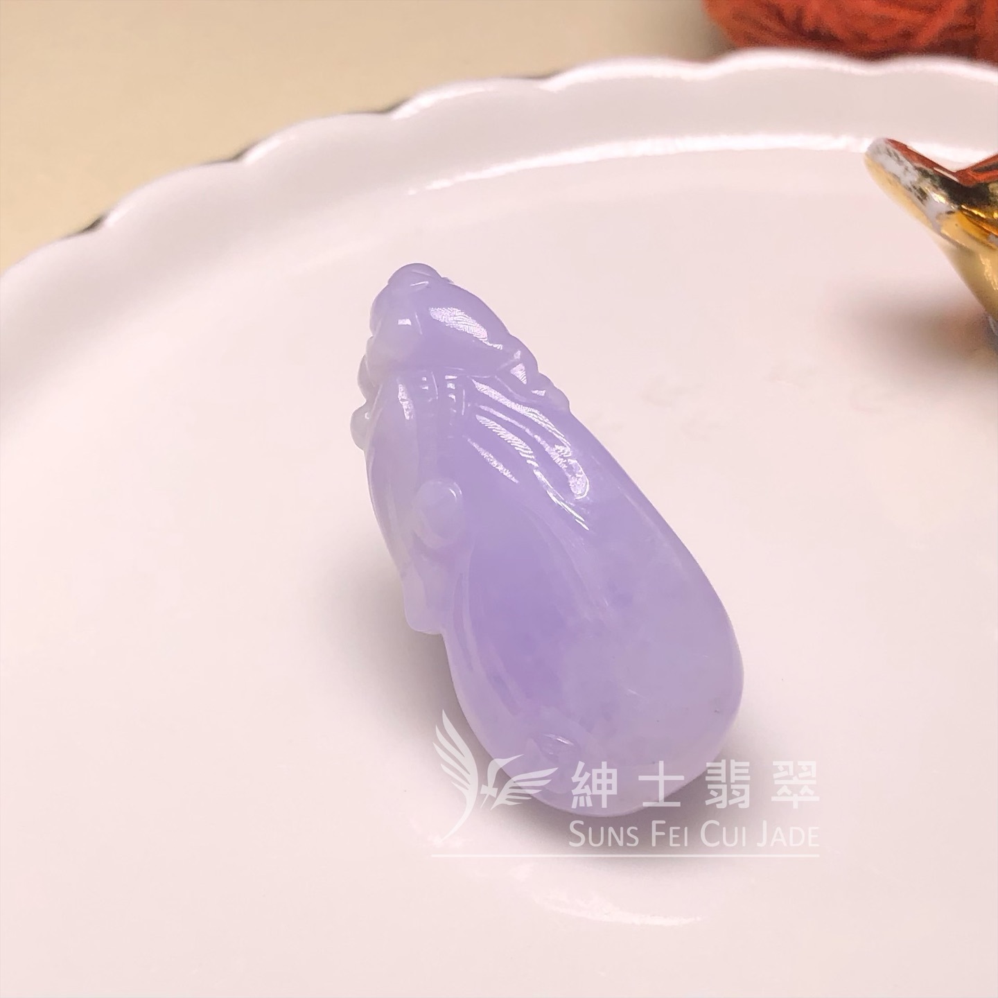 紫底蘭錢袋 B08198