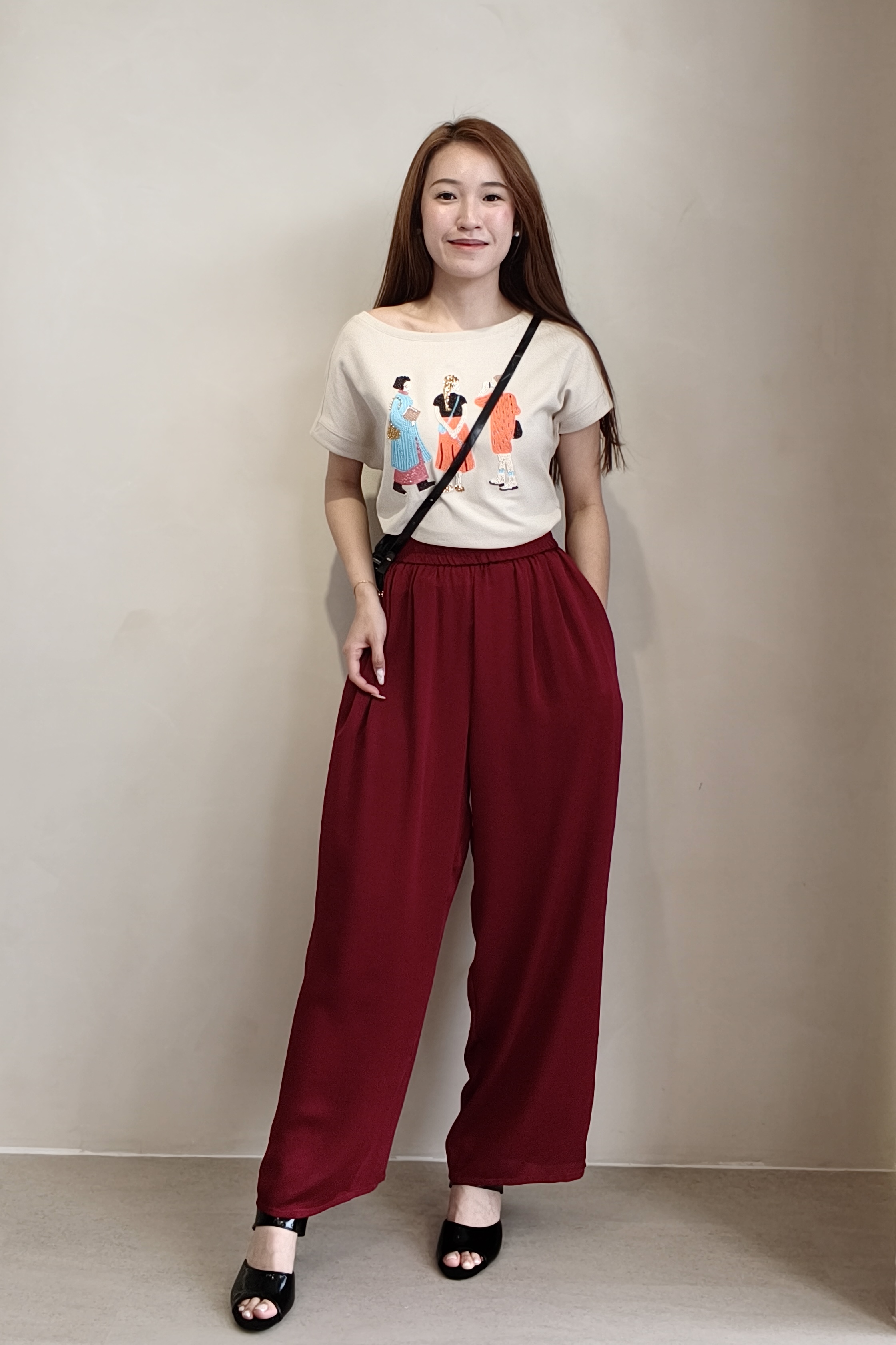 34601 Muse Embroidered Relaxed Tee