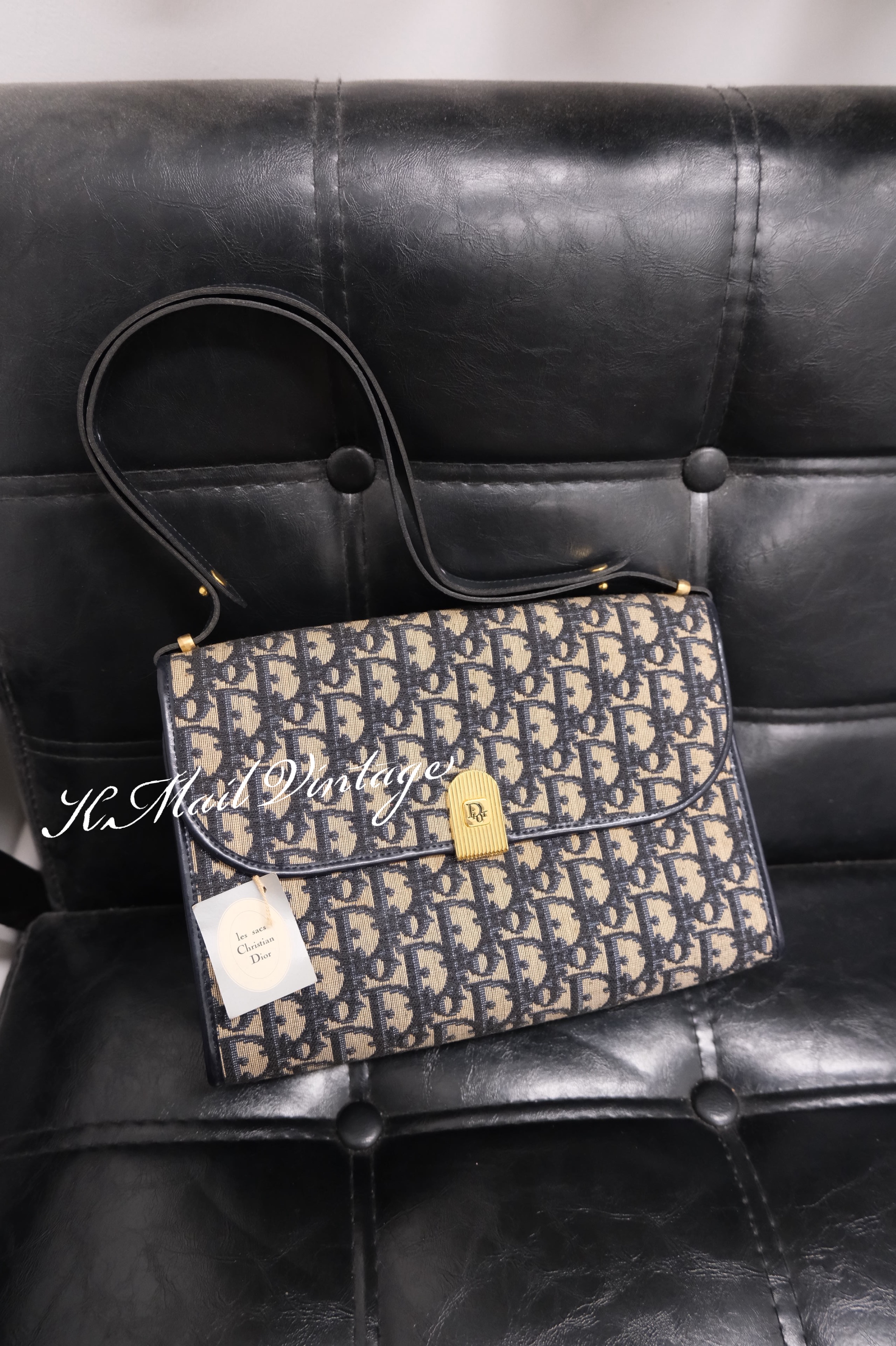 Dior Trotter Vintage Shoulder Bag