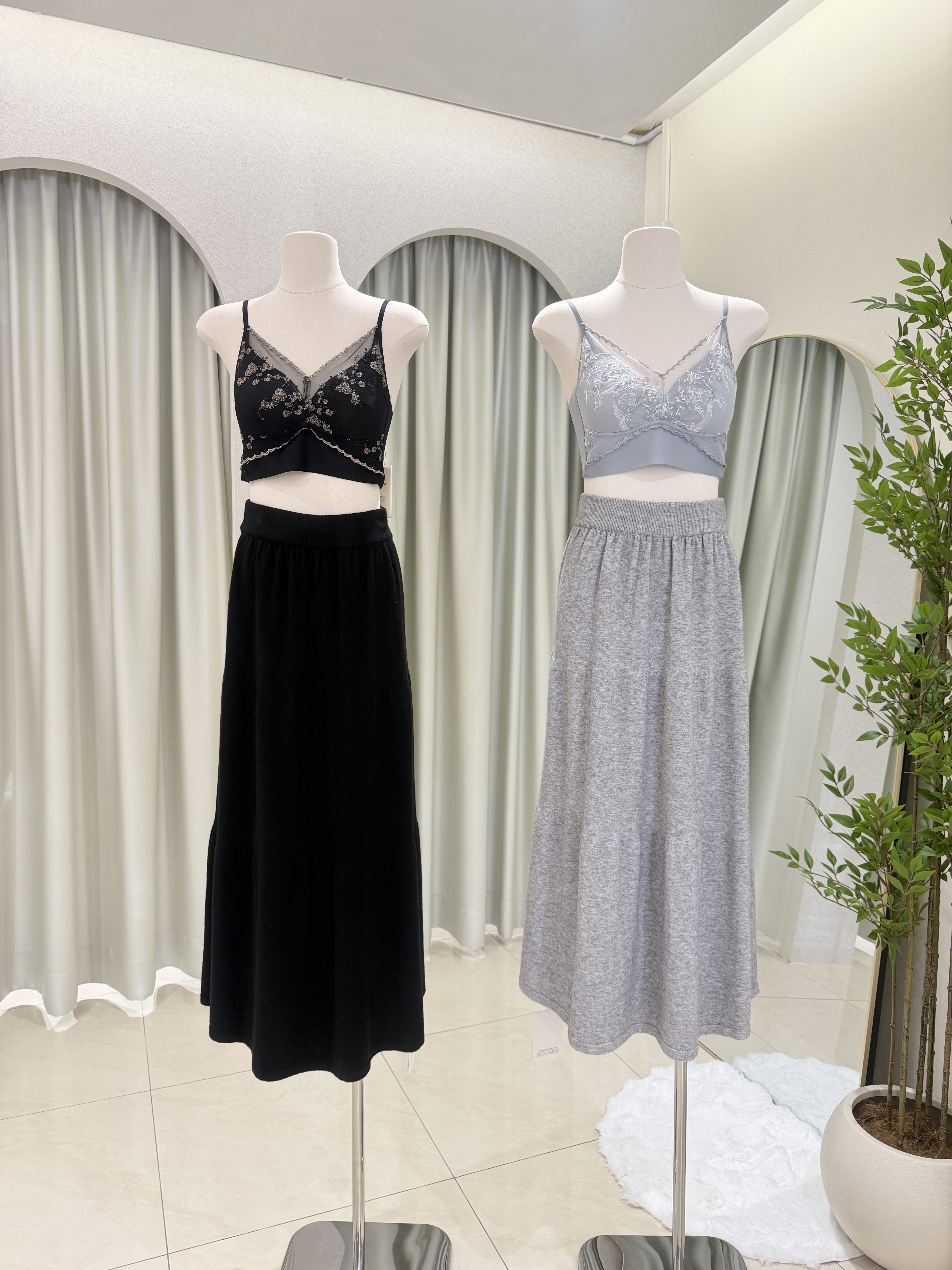 6328 爆款百搭针织长裙