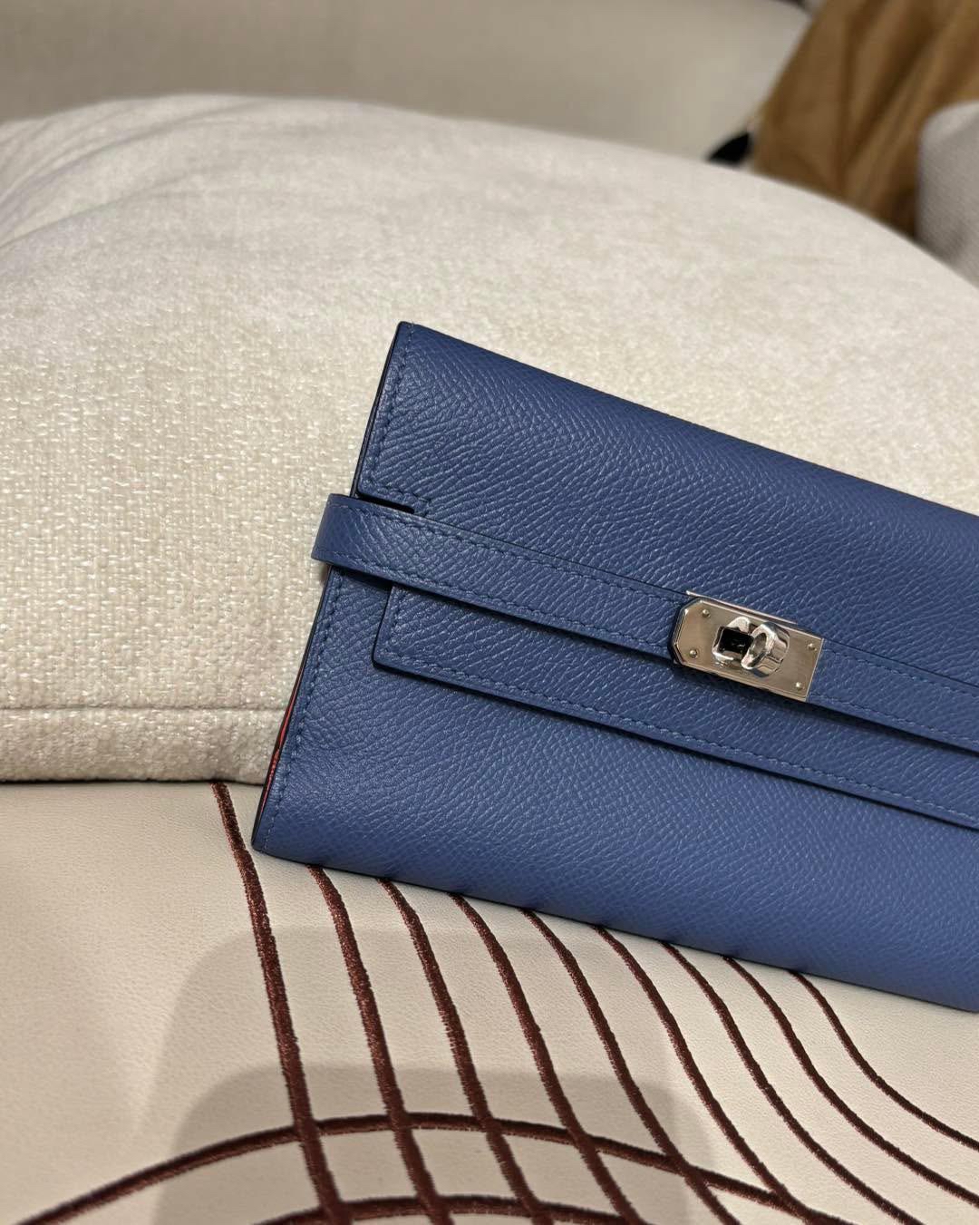 Hermes Kelly Wallet Stamp C 100%Authentic, 98%new ✅Dust bag
