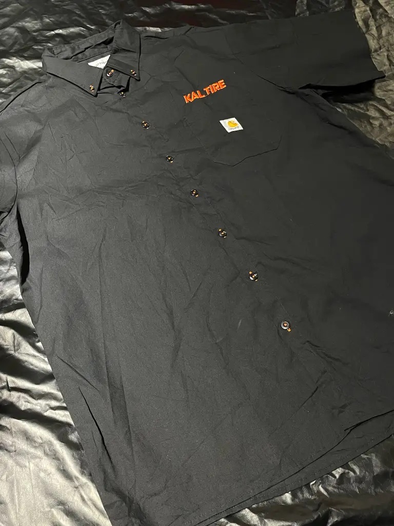 Black Vintage Polo shirt #0009
