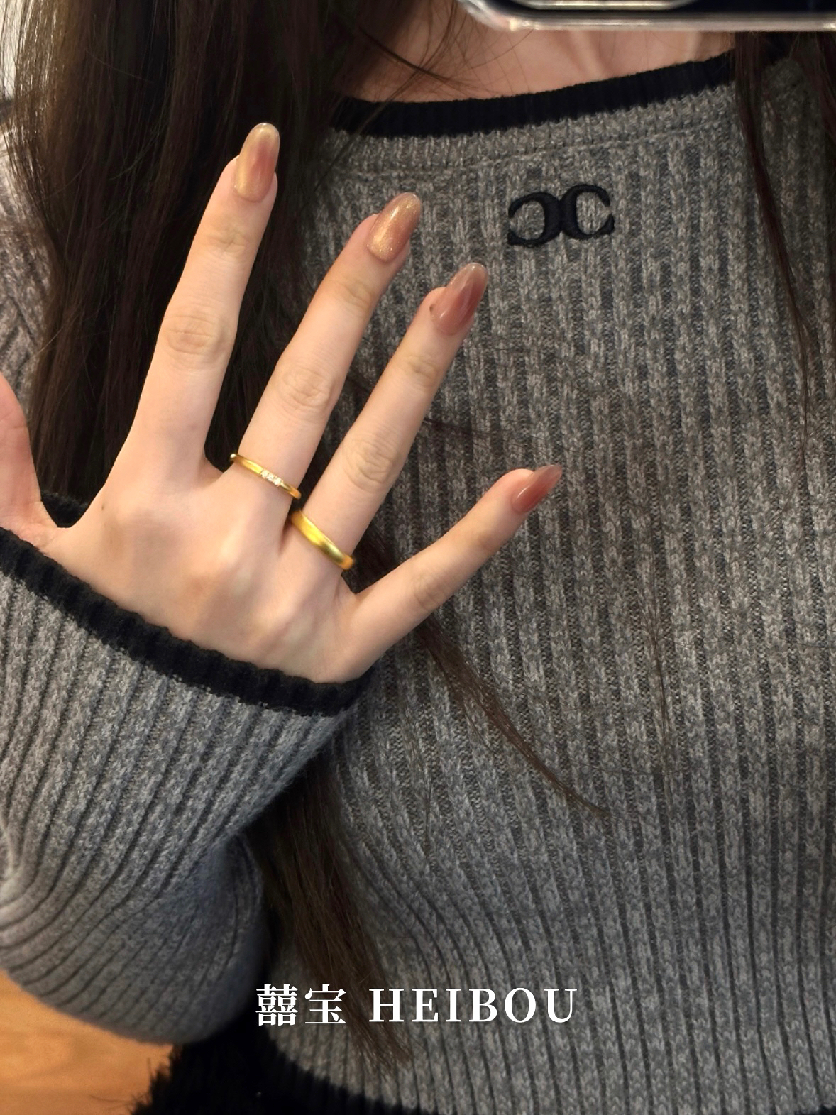 【无氢5D/实心】泥鳅背/镶嵌古法戒指