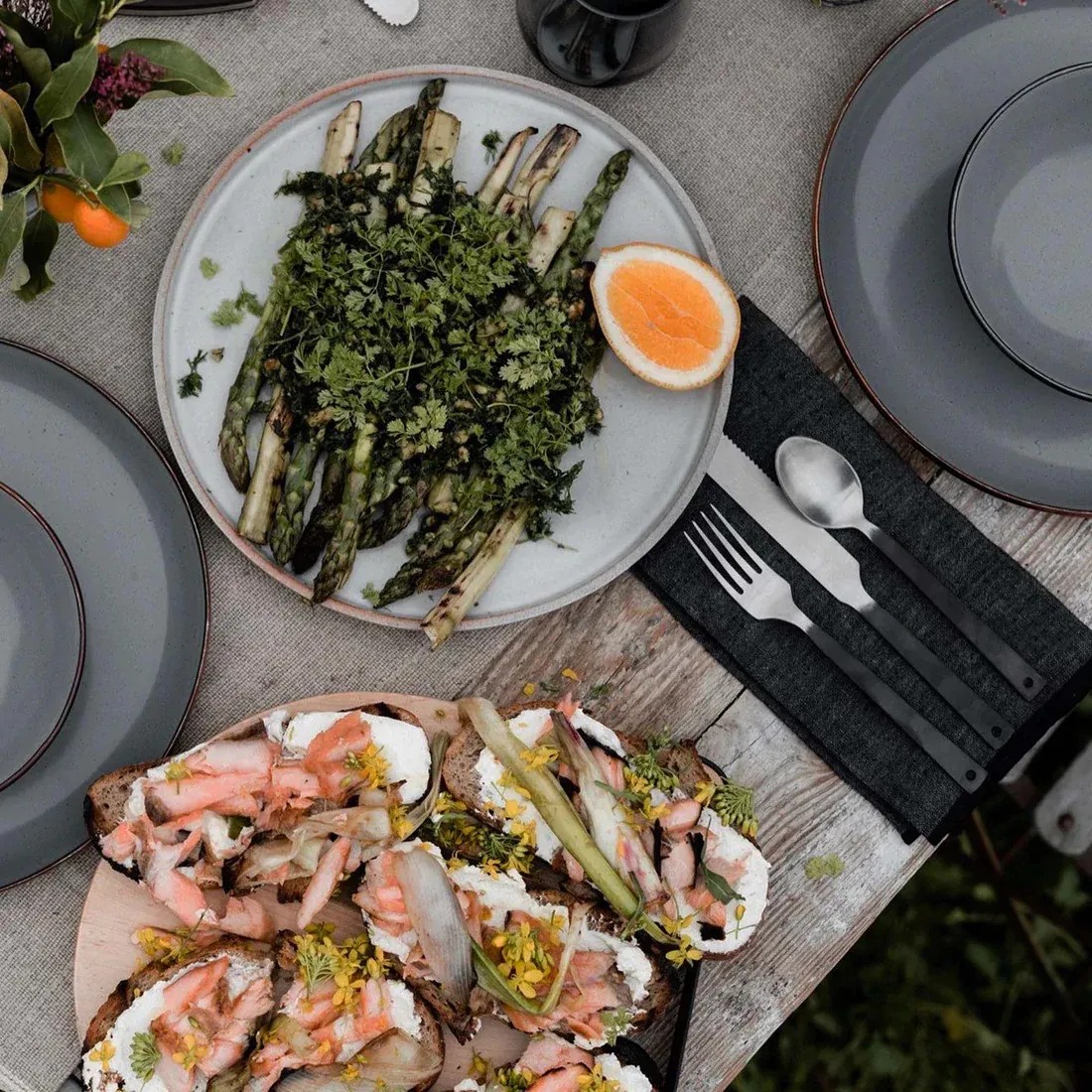 BAREBONES Polished Flatware 不鏽鋼餐具組 - 2 件套