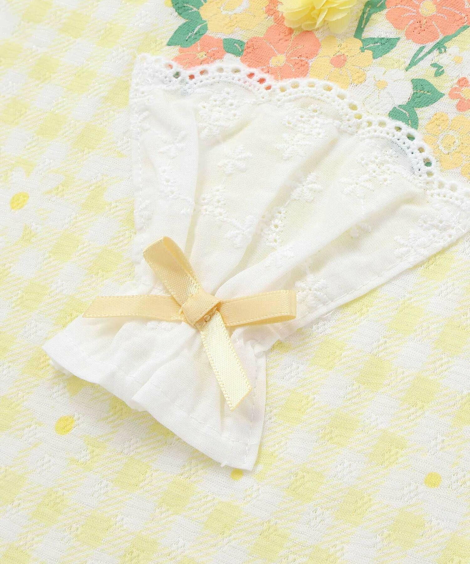 🆕【⭐訂購⭐】  日本直送🌀立體花束剪裁 扇形下擺 泡泡袖 短袖Tee［2款選］🌀[ELDA-0031][260430]