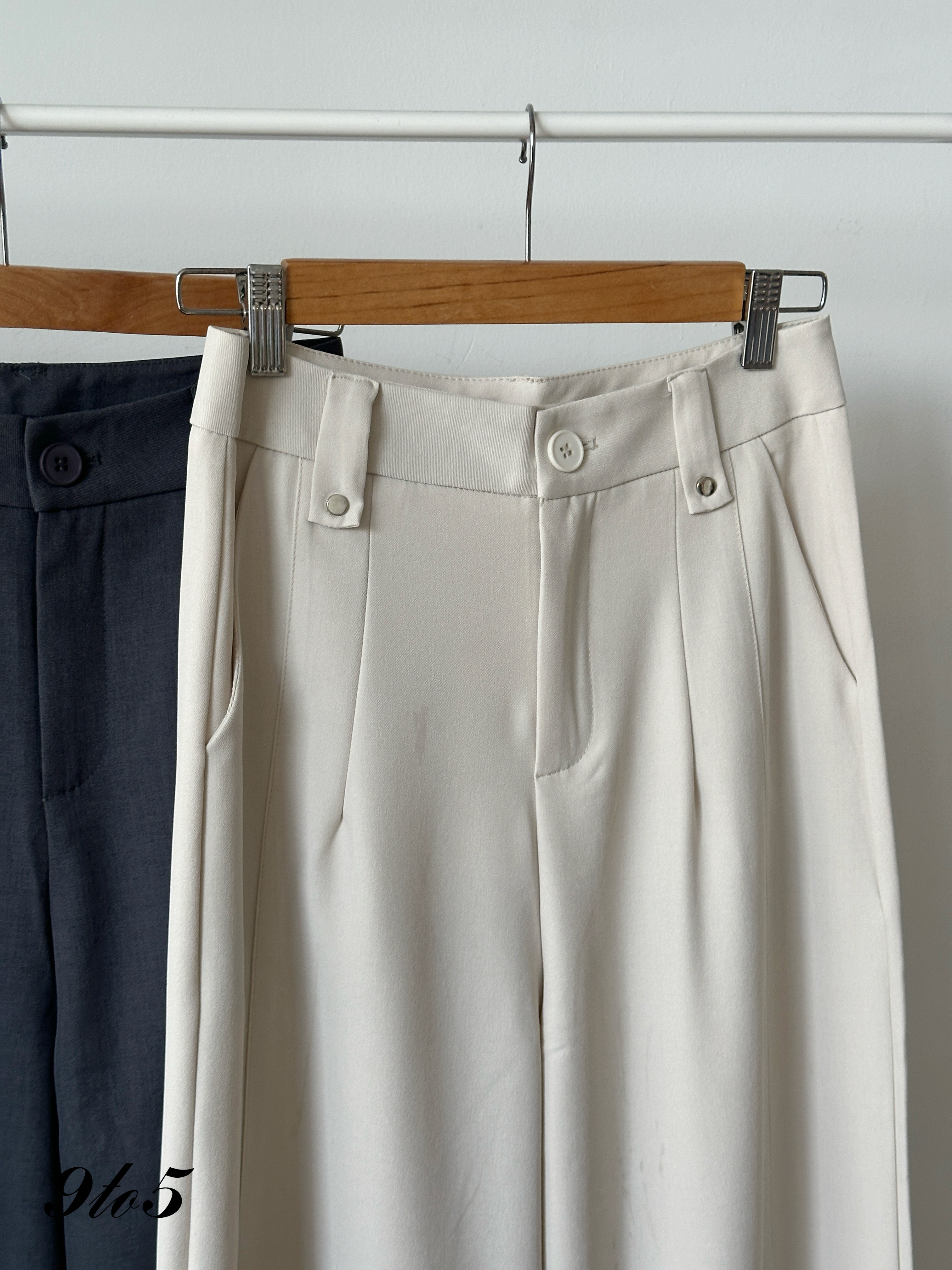 S1898 High Waist Long Pants - 3 Colors 