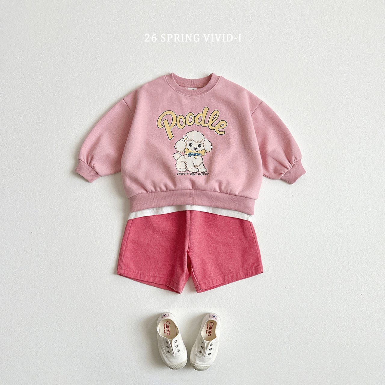 🌸預訂 韓國直送🌸🇰🇷VIVIDI三色可愛動物印花寬鬆衛衣