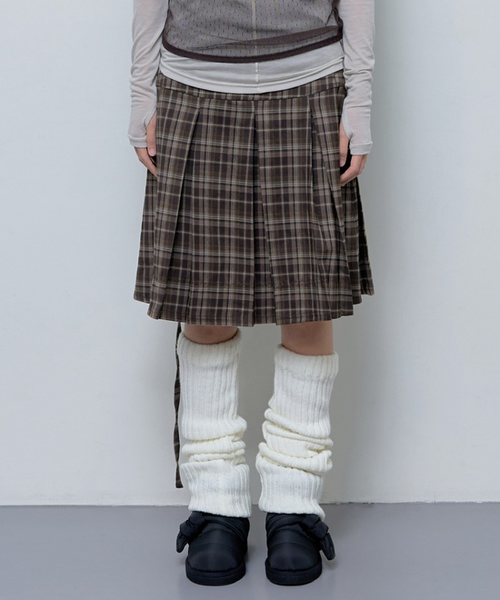 🇰🇷訂購｜FANCY CLUB｜FORMAL BUTTON PLEATS MIDI SKIRT 