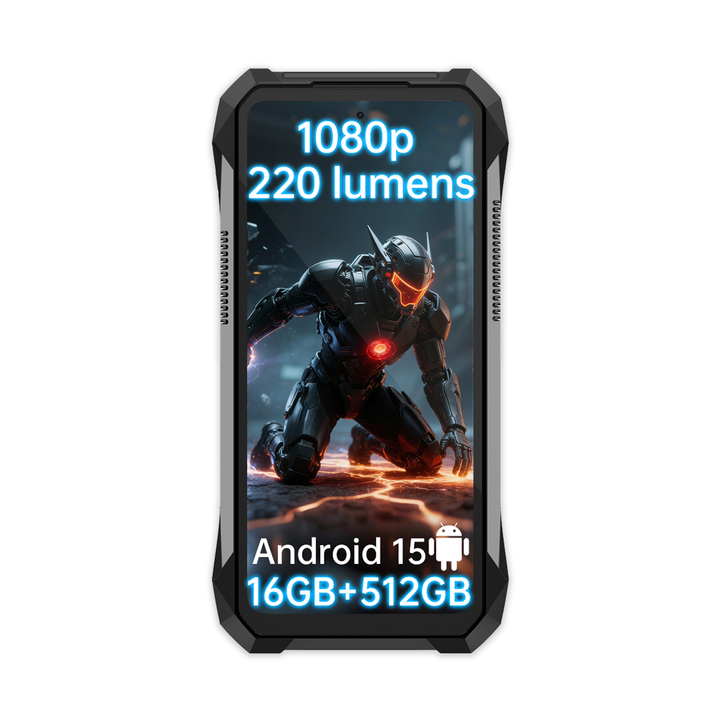 8849 / Unihertz Tank X 5G | 16GB/512GB 6.78吋 120Hz 17600mAh 1080P DLP投影儀 露營燈 警示燈 夜視 WiFi6 雙頻GPS 三防 投影手機 Rugged Phone with Projector
