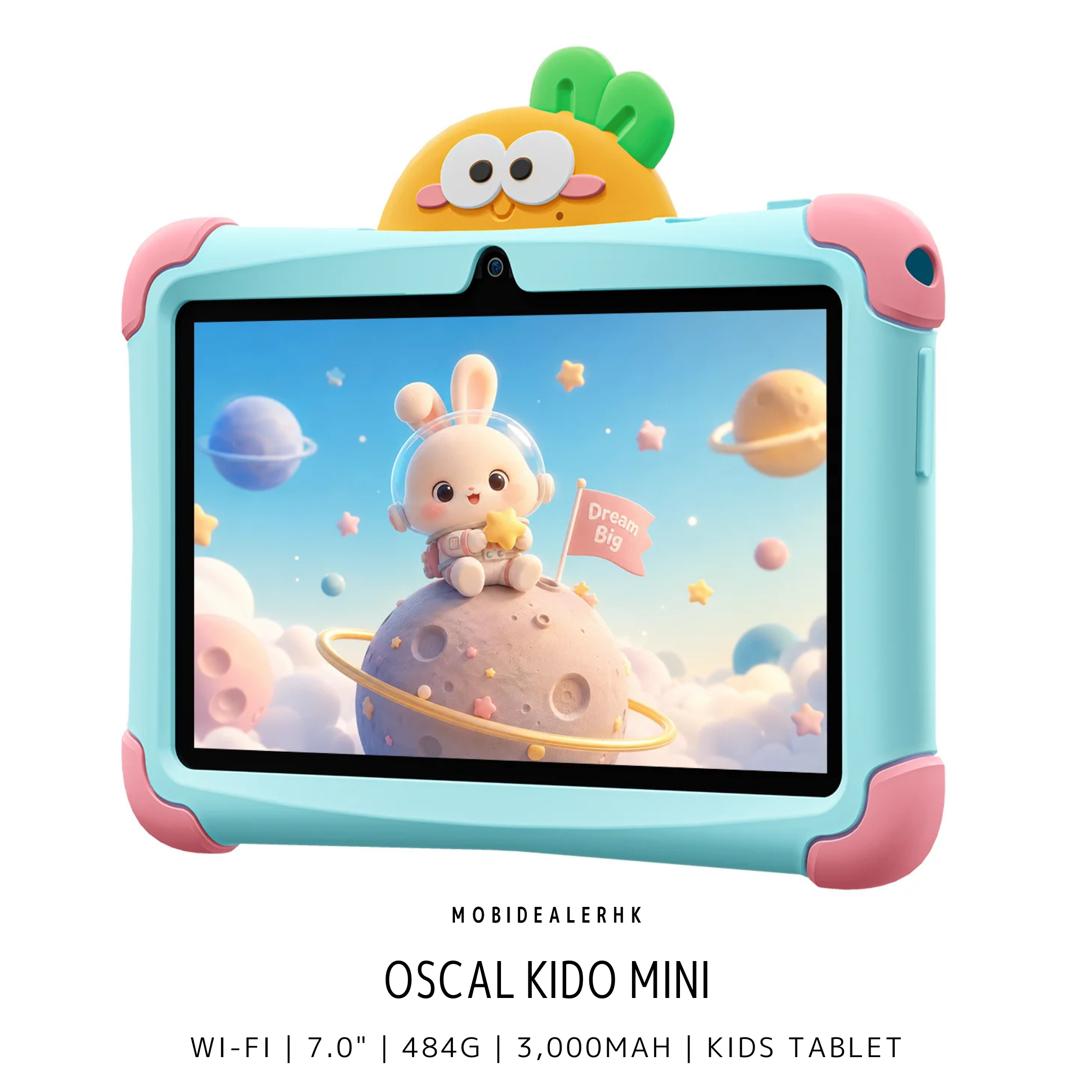 Oscal Kido Mini | WiFi | 平板電腦 | 7.0" | 兒童專用防摔學習平板