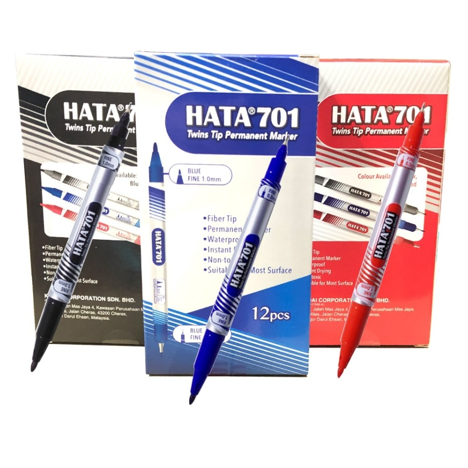 Hata/Permanent Marker/Penanda Kekal/Writing Pen/701 Twins Trip