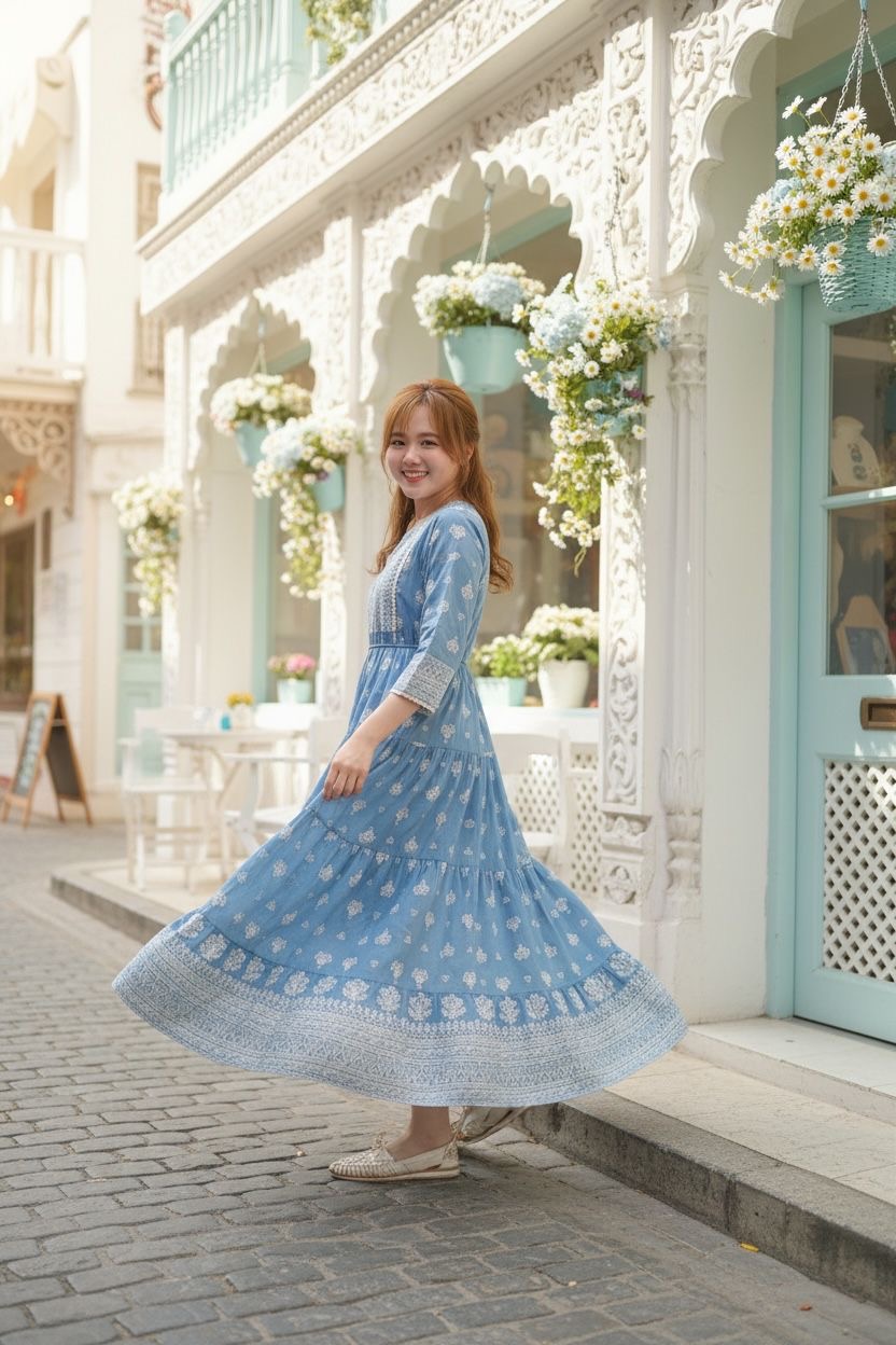 Princess Blue 3 Layer 4 Rope OP 50" #1401