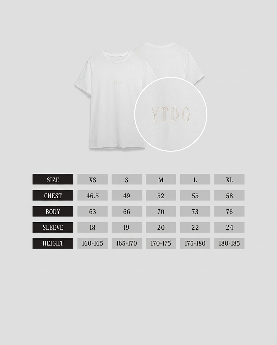  "YTDG" White Tee